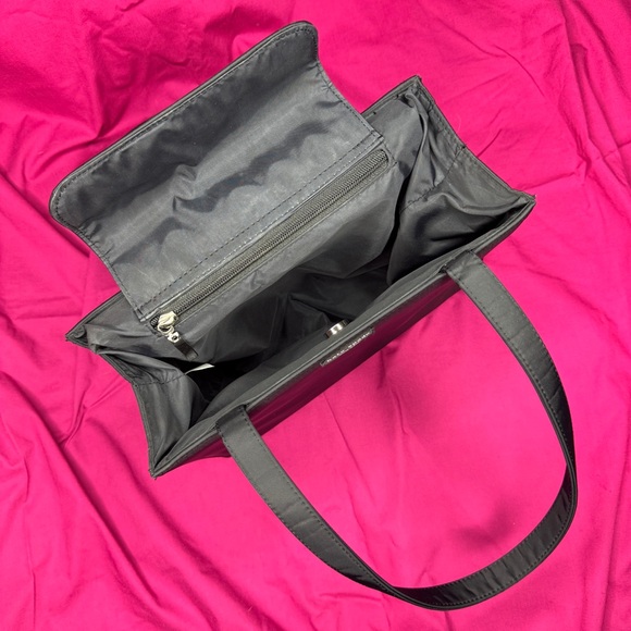 Vintage Kate Spade Sam Icon Nylon Tote Bag in black - Picture 5 of 7